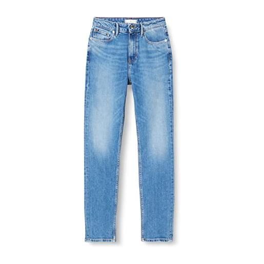 Tommy Hilfiger jeans donna slim cigarette vita alta, blu (lyra), 28w / 28l