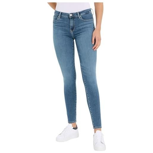 Tommy Hilfiger jeans donna skinny fit, blu (mel), 24w/28l