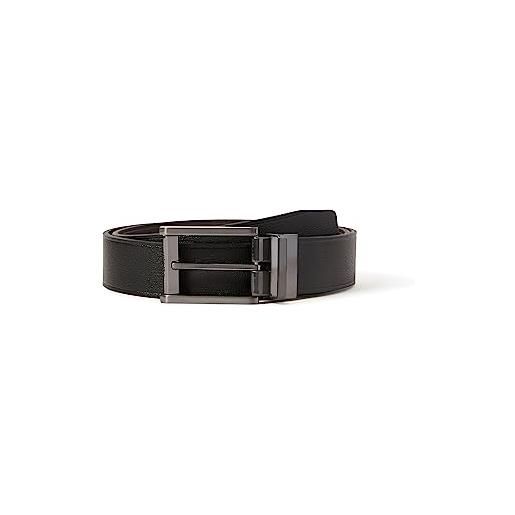 Calvin Klein cintura uomo cintura in pelle, nero (ck black/dark brown), 120