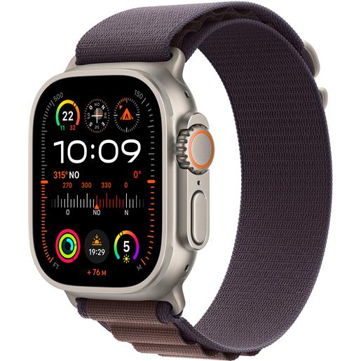 Apple smartwatch Apple watch ultra 2 oled 49 mm digitale 410 x 502 pixel touch screen 4g titanio gps (satellitare) [mrew3fd/a]