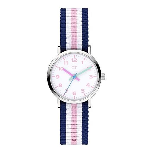 Cool Time orologio analogico al quarzo unisex bambini con cinturino in nylon ct-0038-lq