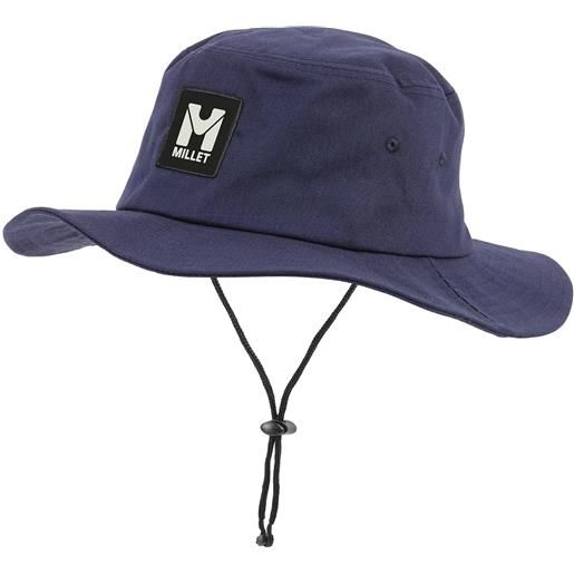 Millet - cappello da trekking - traveller flex ii hat m saphir per uomo in cotone - taglia m, l - blu navy