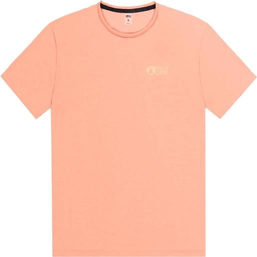 Picture Organic Clothing - t-shirt sportiva - dephi tech tee shrimp per uomo in pelle - taglia s, m, l, xl, xxl - arancione