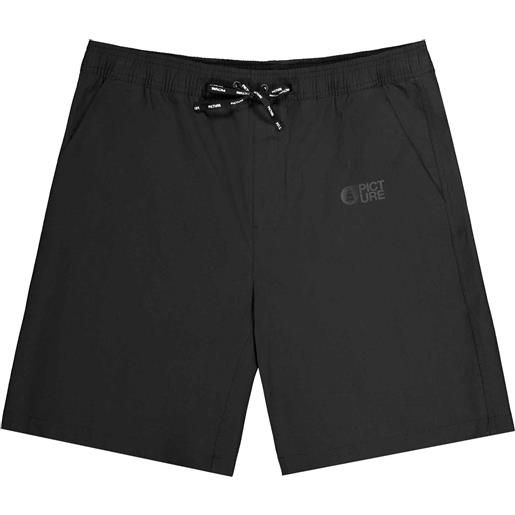 Picture Organic Clothing - shorts stretch - lenu stretch shorts black per uomo in pelle - taglia s, m, l, xl - nero