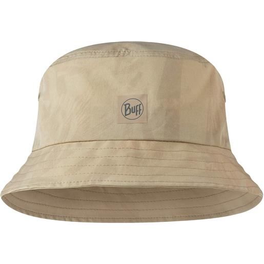 Buff - versatile bob - adventure bucket hat açai sand in pelle - taglia s\/m, l\/xl - beige