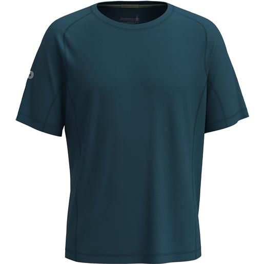 Smartwool - t-shirt da trekking in lana merino - men's active ultralite short sleeve tee twilight blue per uomo - taglia s, m, l, xl - blu navy