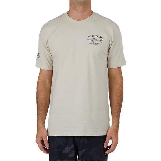 Salty Crew - t-shirt in cotone - bruce premium s/s tee bone per uomo in cotone - taglia s, m, l, xl - beige