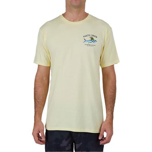 Salty Crew - t-shirt in cotone - rooster premium s/s tee banana per uomo in cotone - taglia s, m, l, xl - giallo