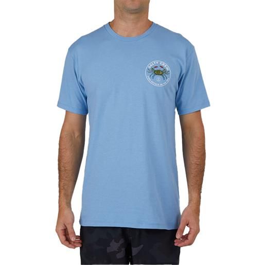 Salty Crew - t-shirt in cotone - blue crabber premium s/s tee marine blue per uomo in cotone - taglia s, m, l, xl - blu navy