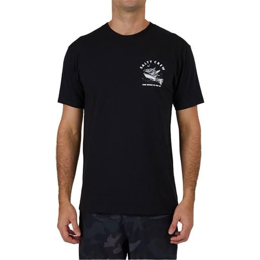 Salty Crew - t-shirt in cotone - hot rod shark premium s/s tee black per uomo in cotone - taglia s, m, l, xl - nero