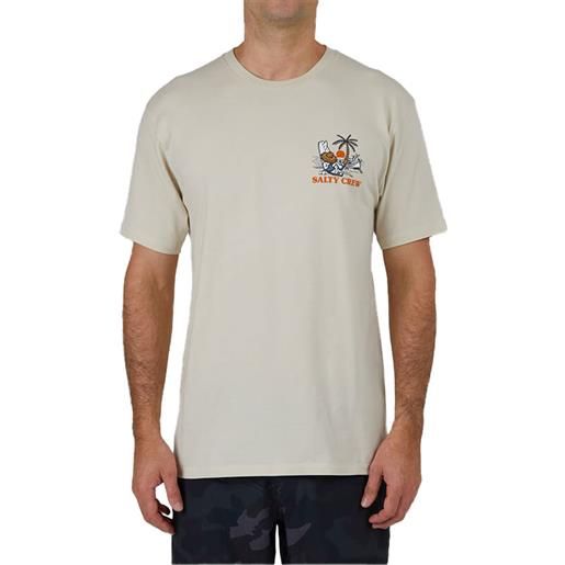 Salty Crew - t-shirt in cotone - siesta premium s/s tee bone per uomo in cotone - taglia s, m, l, xl - beige