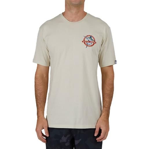 Salty Crew - t-shirt in cotone - interclub premium s/s tee bone per uomo in cotone - taglia s, m, l, xl - beige