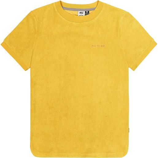 Picture Organic Clothing - t-shirt in cotone biologico - carrella tee spectra yellow per donne in cotone - taglia xs, s, m, l - giallo