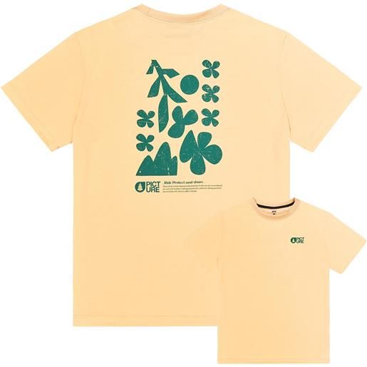 Picture Organic Clothing - t-shirt multiuso - elhm tech tee honey peach per donne in pelle - taglia xs, s, m, l - giallo