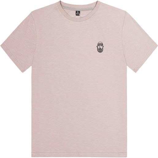 Picture Organic Clothing - t-shirt leggera in cotone organico - adak tee woodrose per uomo in cotone - taglia s, m, l, xl, xxl - rosa