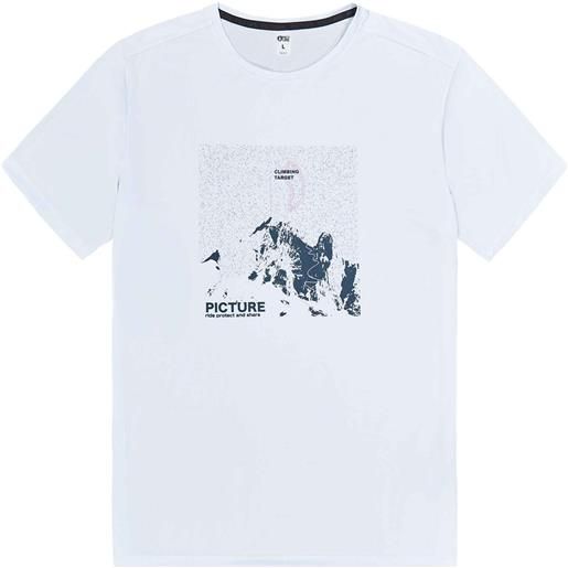 Picture Organic Clothing - t-shirt traspirante - travis tech tee plein air per uomo - taglia s, m, l, xl, xxl - bianco