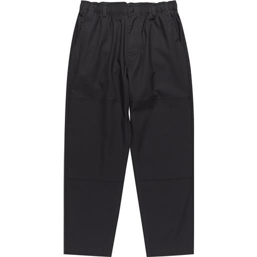 Element - pantaloni in cotone - howland venture non-denim pant off black per uomo - taglia s, m, l, xl - nero
