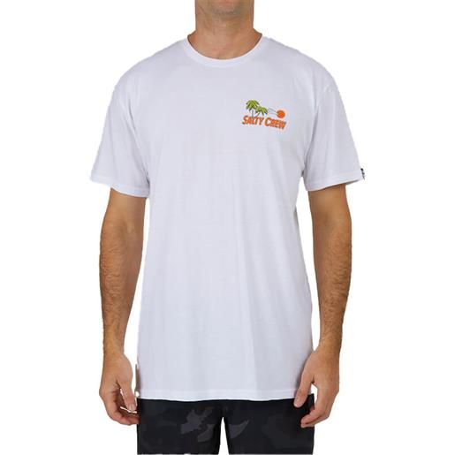 Salty Crew - t-shirt in cotone - tropicali standard s/s tee white per uomo in cotone - taglia s, m, l, xl - bianco