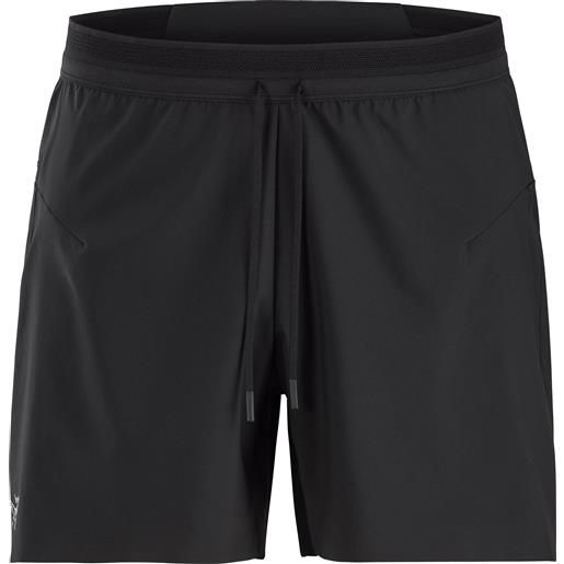 Arc'Teryx - shorts da trail - norvan short 5" m black per uomo in poliestere riciclato - taglia l, xl - nero