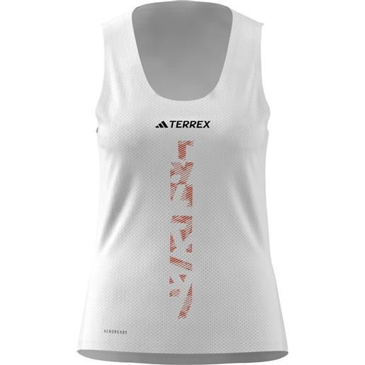 Adidas - canotta da trail/running da donna - xperior singlet w white per donne - taglia xs, s, m, l - bianco
