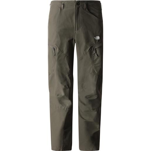 The North Face - pantaloni da trekking - m exploration reg tapered pant new taupe green per uomo in nylon - taglia 30 us, 32 us, 34 us, 36 us - kaki