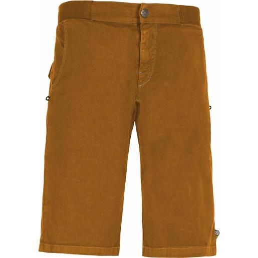 E9 - pantaloncini da arrampicata urban - kroc flax avocado per uomo in cotone - taglia s, m, l, xl - kaki