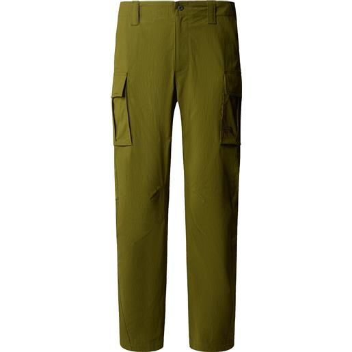 The North Face - pantaloni cargo - m anticline cargo pant forest olive per uomo in nylon - taglia 30 us, 32 us, 34 us, 36 us - verde