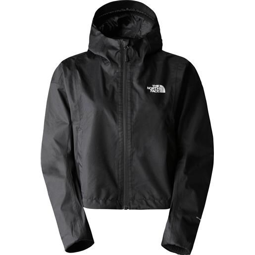 The North Face - giacca a vento da trekking - w cropped quest jacket tnf black per donne - taglia xs, s, m, l - nero