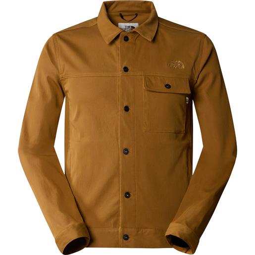 The North Face - giacca-camicia in cotone - m hedston work jacket utility brown per uomo in nylon - taglia s, m, l, xl - marrone