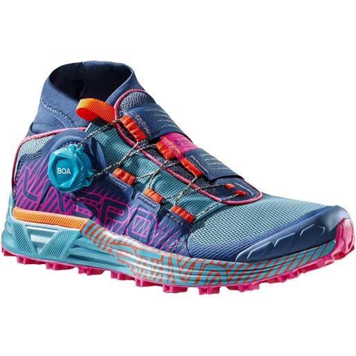 La Sportiva - scarpe da trail - cyklon woman storm blue/cherry tomato per donne - taglia 38,38.5,39,39.5,40