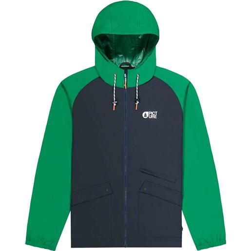 Picture Organic Clothing - giacca impermeabile traspirante - surface jacket dark blue per uomo in pelle - taglia s, m, l, xl, xxl - blu navy