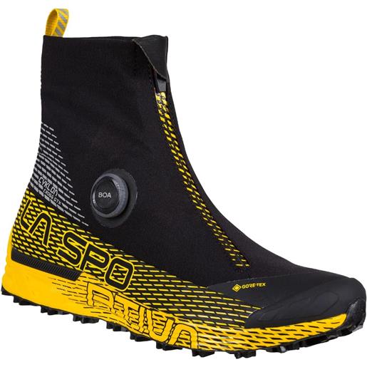La Sportiva - scarpe da trail - cyklon cross gtx black/yellow per uomo in pelle - taglia 42.5,44.5,45.5 - nero
