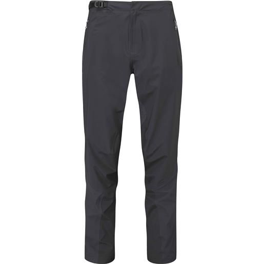 Rab - pantaloni protettivi - kinetic alpine 2.0 pants black per uomo in nylon - taglia s, m, l, xl - nero