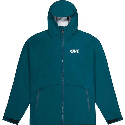 Picture Organic Clothing - giacca impermeabile traspirante - volute 2.5l jacket deep water per uomo in pelle - taglia s, m, l, xl - blu