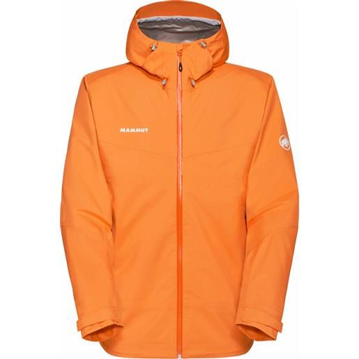 Mammut - giacca da trekking - convey tour hs hooded jacket men tangerine per uomo - taglia m, l, xl - arancione