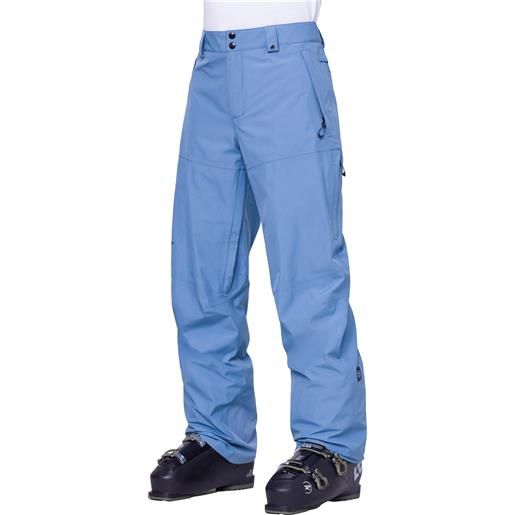686 - pantaloni da sci - mns gore-tex core shell pant steel blue per uomo in pelle - taglia s, m, xl