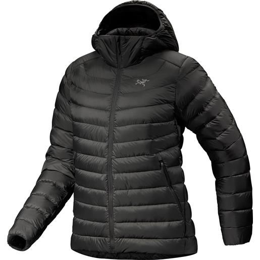 Arc'Teryx - piumino d'oca da donna - cerium hoody w black per donne in nylon - taglia xs, s, m, l - nero