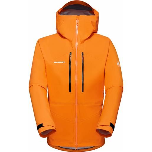 Mammut - giacca hardshell versatile - taiss hs hooded jacket men dark tangerine per uomo - taglia s, m, l, xl - arancione
