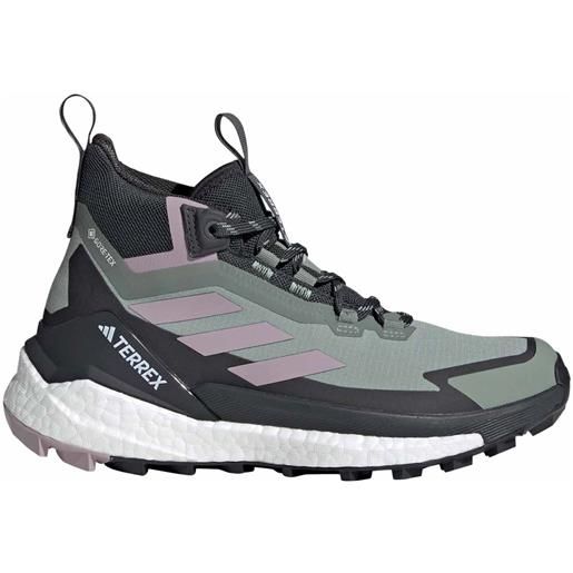 Adidas - scarpe da trekking leggere - free hiker 2 silver green per donne - taglia 4,5 uk, 5 uk, 5,5 uk, 6 uk, 6,5 uk, 7 uk - kaki
