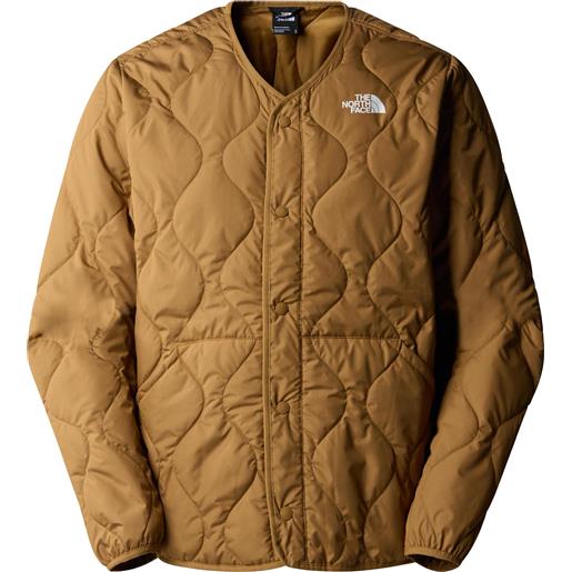 The North Face - giubbotto isolante - m ampato quilted liner utility brown/utility brown per uomo in nylon - taglia s, m, l, xl - marrone