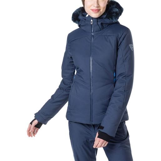 Rossignol - giacca da sci isolante - w ski jkt dark navy per donne - taglia s - blu navy