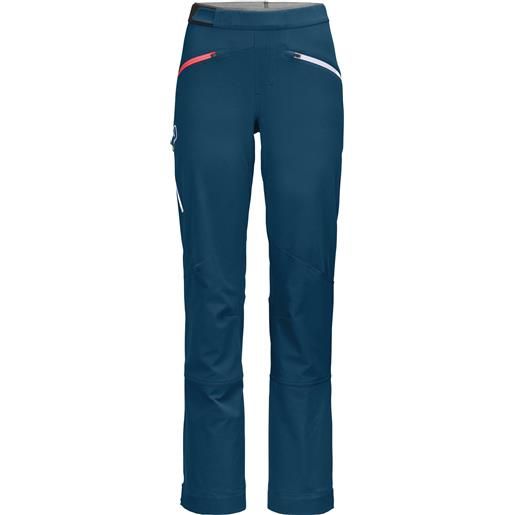Ortovox - pantaloni da scialpinismo - col becchei pants w petrol blue per donne - taglia m, l