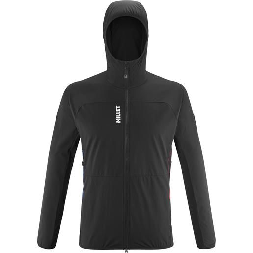 Millet - giacca a vento da alpinismo - trilogy icon hoodie m black per uomo - taglia s, m, l, xl - nero