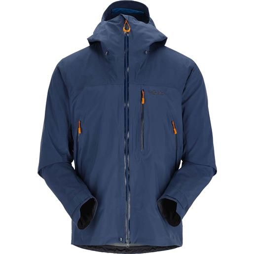 Rab - giacca impermeabile e traspirante in gore-tex pro - latok mountain gtx jacket deep ink per uomo - taglia s, m, l, xl - blu navy