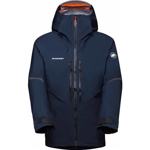Mammut - giacca da alpinismo - nordwand advanced hs hooded jacket men night per uomo - taglia s, m, l, xl - blu navy