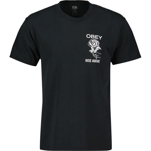 OBEY t-shirt rise above rose classic pigment