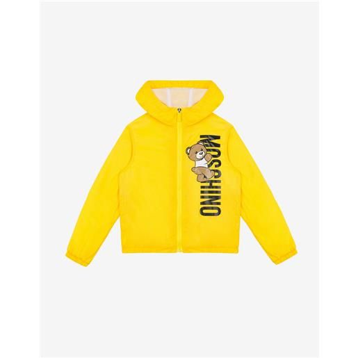 Moschino windbreaker in nylon teddy logo