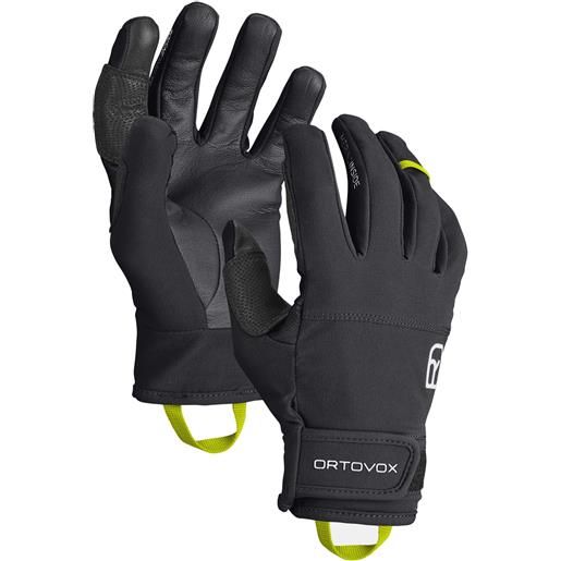 Ortovox - guanti da scialpinismo - tour light glove m black raven per uomo in pelle - taglia s, m, l, xl, xs - nero