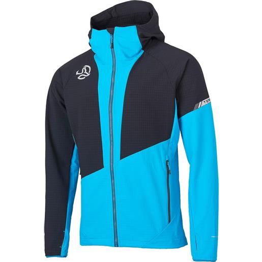Ternua - giacca da trekking, impermeabile e antivento - race jacket m nautical blue per uomo - taglia s, l