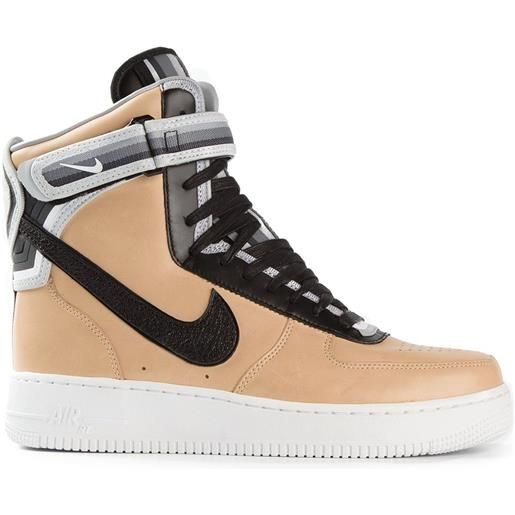 Nike riccardo tisci 'beige pack air force 1' hi-tops - toni neutri